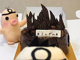 ミニダム in 誕生日ケーキ